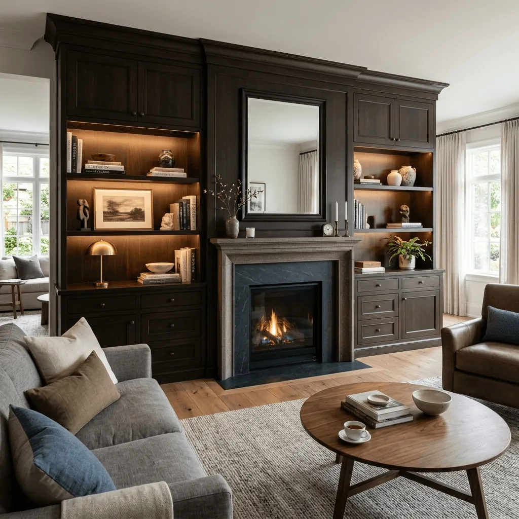 Custom Built-Ins & Home Libraries