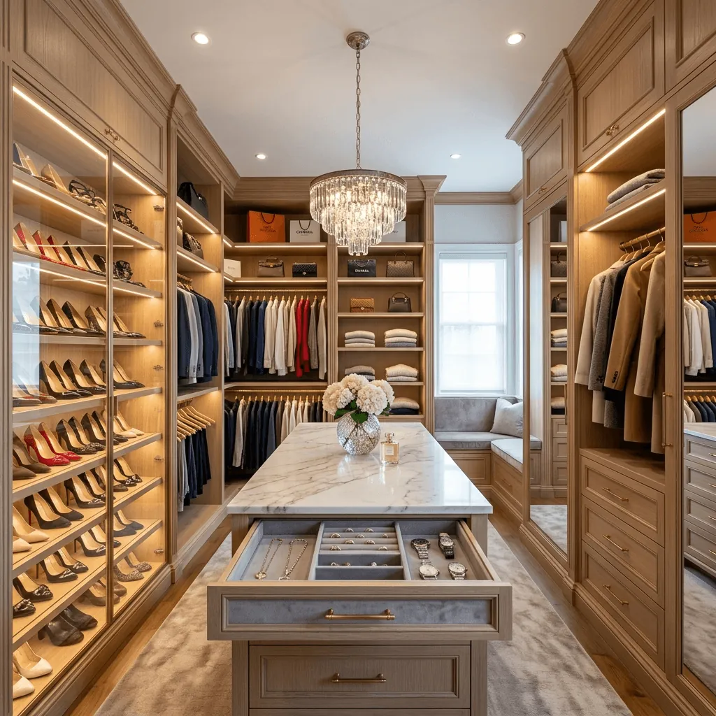 Custom Closet Systems & Dressing Rooms
